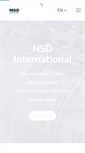 Mobile Screenshot of nsdinternational.com